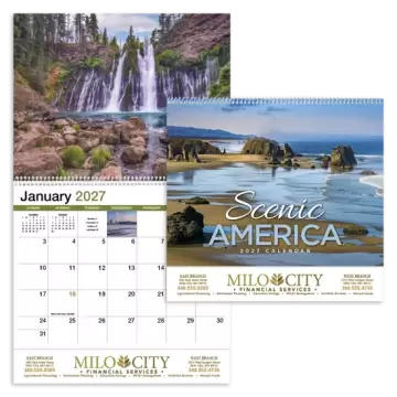 Scenic America Wall Calendar - Spiral